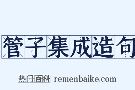 管子集成造句是什么意思的图片